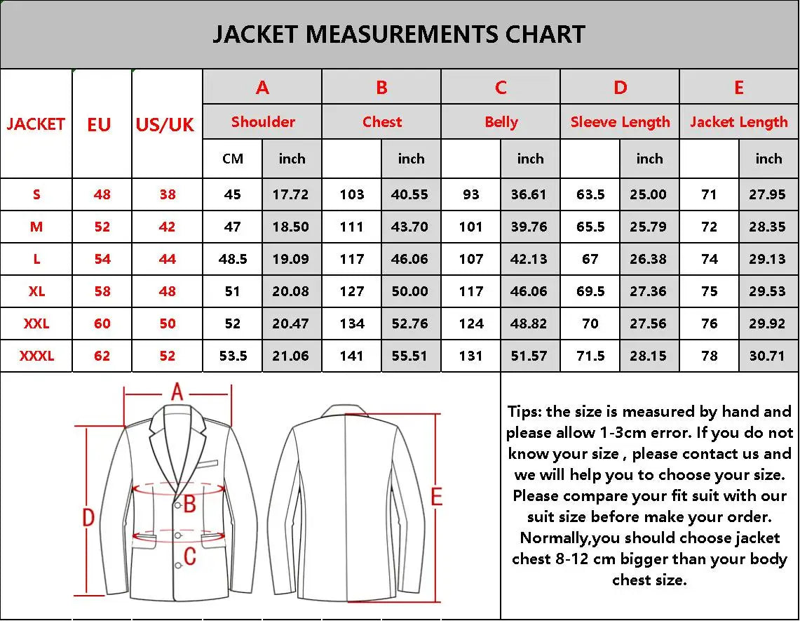 Fashion Men Suit 1 Piece Formal Banquet Slim Fit Blazer Wedding Party Groomsman High Quality Jacket Homecoming Classic Costumes