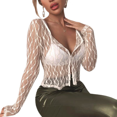 See Through Cardigan