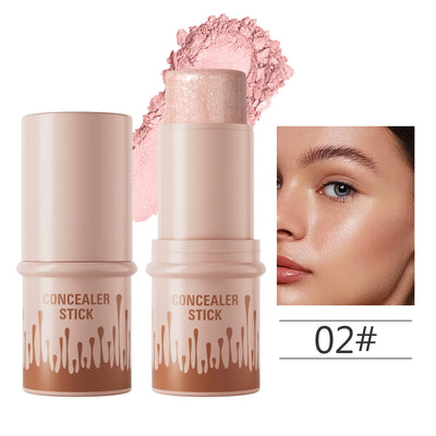 Makeup Face Brown Bronzer Contour Stick Contouring Bronzer Stick Highlighter Brightening Blusher Stick Rouge Cream Concealer Pen