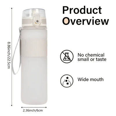 1pc BPA-Free Plastic Water Bottle with Lid and Strap-Ideal for Hiking, Fitness, and Casual Use - Perfect Gift for Father'S Day