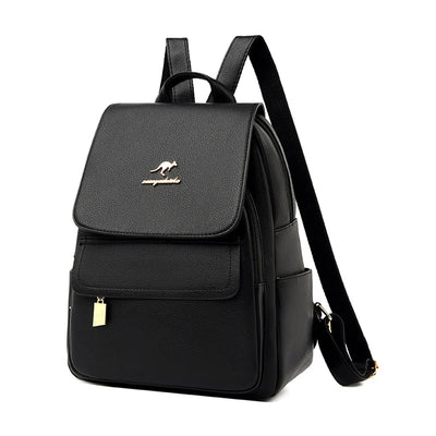 Women High Quality Leather Backpack Large Capacity School Shoulder Bags for Teenage Girls Travel Backpack Designer Sac A Dos
