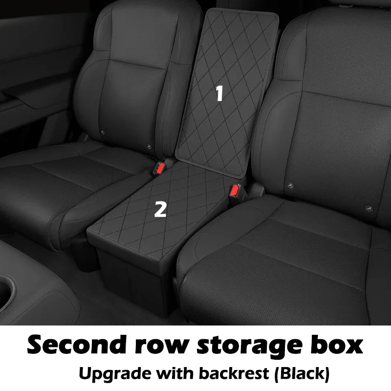 2nd Row Car Seat Organizer for Hyundai Palisade 2023-2025 Console Organizer Backseat Box Dog Toy Box Storage Bin