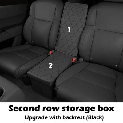2nd Row Car Seat Organizer for Hyundai Palisade 2023-2025 Console Organizer Backseat Box Dog Toy Box Storage Bin