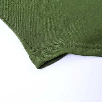 2022 Square Collar Long Sleeve Casual Women T Shirts Green Autumn Skinny Sexy Solid Basic Crop Tops Fashion Streetwear