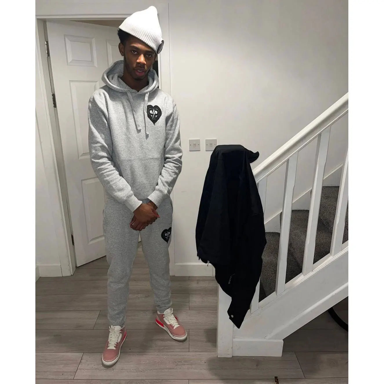 2024 new spring and autumn new love letters printed men and women couples hoodie hoodie trend set