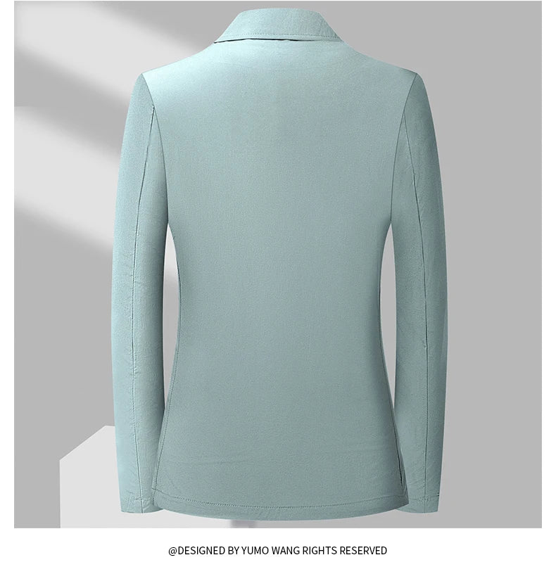 2024 Summer New Casual Sunscreen Small Suit Top for Men, Thin Ice Silk Sunscreen Quality, Fashionable and Versatile Suit Top