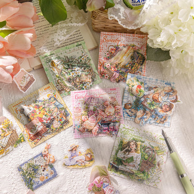 30 Sheets/Pack Cute Girls Daily Life Stickers for Journal Scrapbooking DIY Notebook Decoration Office School Stationery Craft