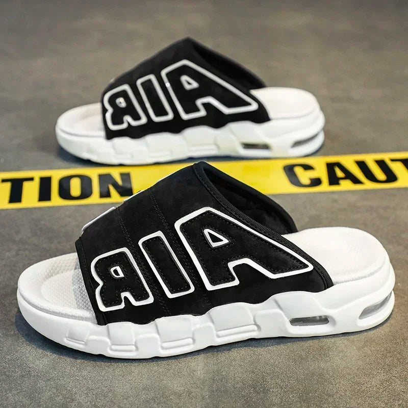 Slippers for Men Flip Flops Air Cushion Design Slide Man Summer New Soft Non-slip Men's Sports Chanclas Hombre Slippers Men