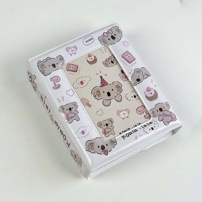 Kpop Photocard Binder Photo Card Holder 3 Inch Card Sleeves Idol ID Cards Collector Kawaii 32pcs card Capacity