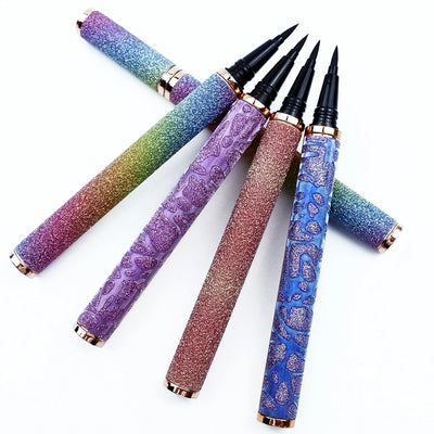 2 in 1 Lash Glue & Eyeliner Waterproof Long Lasting self adhesive Glue False Eyelashes Black Liquid Eyeliner Glue Pen