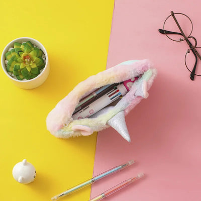 Plush Unicorn Cute Pencil Case Licorne Kawaii Girls Estuche Para Lpices for Trousse Astuccio Canvas Scolaire School Cartuchera