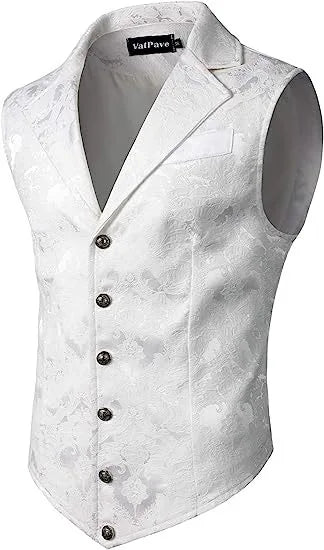 Festivals Men's Retro Vest New Men's Vest Medieval Costume Retro Gothic Specialty Dress Vest Halloween Costume