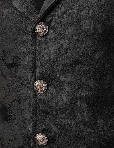 Festivals Men's Retro Vest New Men's Vest Medieval Costume Retro Gothic Specialty Dress Vest Halloween Costume