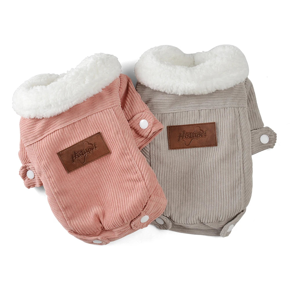 Dog Clothes Autumn Winter Puppy Pet Dog Coat Jacket For Small Medium Dogs Thicken Warm Chihuahua Yorkies Clothes Pets Clothing