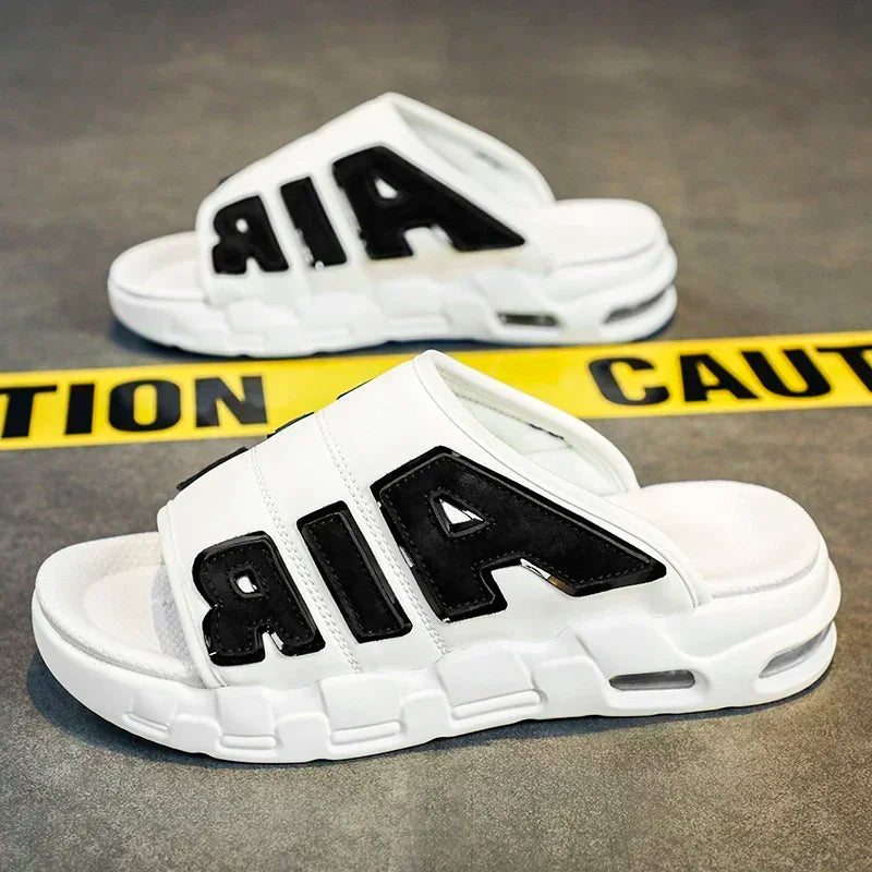 Slippers for Men Flip Flops Air Cushion Design Slide Man Summer New Soft Non-slip Men's Sports Chanclas Hombre Slippers Men