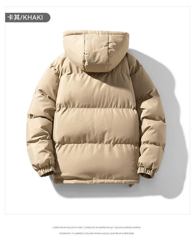 Autumn Hooded Casual Brand Windproof Outwear Hat Parkas New Winter Jacket Male Men Warm Waterproof Parkas Jacket Coat Mens