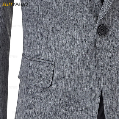 Fashion Men Suit 1 Piece Formal Banquet Slim Fit Blazer Wedding Party Groomsman High Quality Jacket Homecoming Classic Costumes