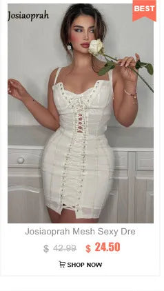Josiaoprah Holiday floral dress lace up women's summer sundress A-line Spaghetti Strap dress Prairie chic ladies vestidos