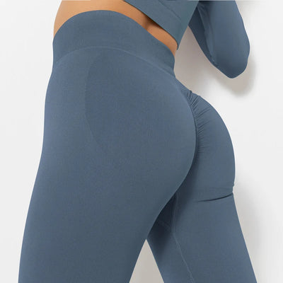 Women Leggings Stretch Yoga Pants High Waist Butt Lifting-Leggings Running Cycling Workout Gym Tights Jogging Fitness Pants