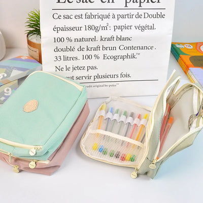 New Portable Pencil Case New Pencil Bag Large Capacity Pencil Case Stationery Kawaii Pencil Case Back To School Season