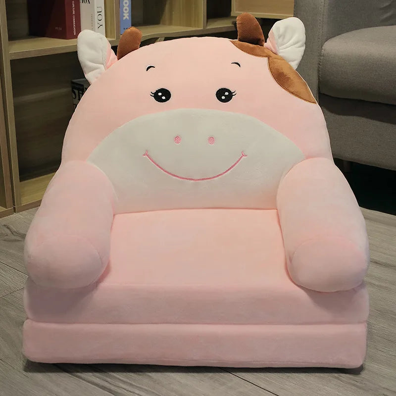 Children Sofa Cute Cartoon Lazy Folding Small Sofa Bed Girl Princess Baby Toddler Dual-purpose Small Child Seat