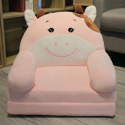Children Sofa Cute Cartoon Lazy Folding Small Sofa Bed Girl Princess Baby Toddler Dual-purpose Small Child Seat