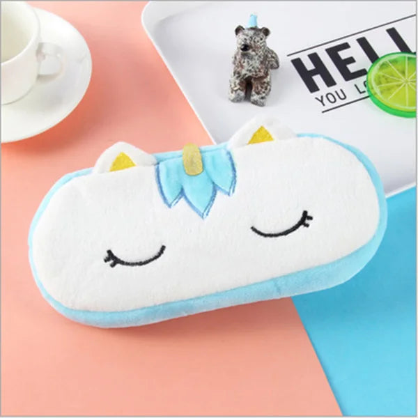 Plush Unicorn Cute Pencil Case Licorne Kawaii Girls Estuche Para Lpices for Trousse Astuccio Canvas Scolaire School Cartuchera