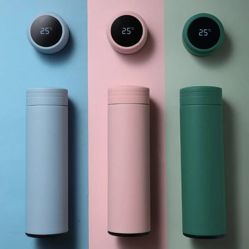 Xiaomi Youpin Intelligent Temperature Display Thermal Mug 304 Stainless Steel Car Thermos Bottle Long-lasting Heat Water Bottle
