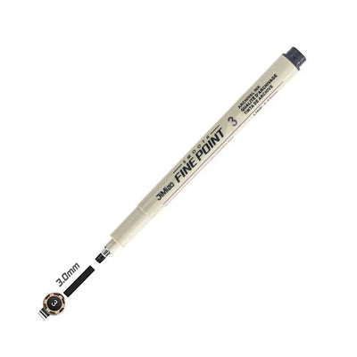 1Pcs Micron Ink Marker Pen Sketch Stationery Set Hook Line Sketching Needle Pen 12 Tips Art Supplies Drawing Pen