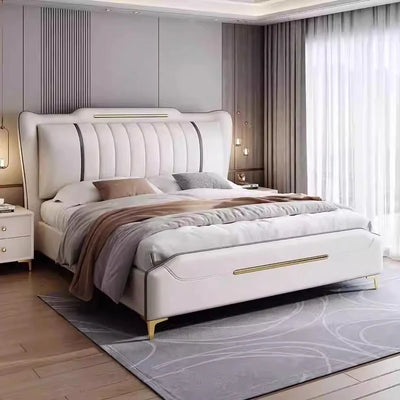 Waterproof Bedroom Bed Aesthetic Modern Lounge French Beds Upholstery Nightstands Meuble De Chambre Furniture Decoration