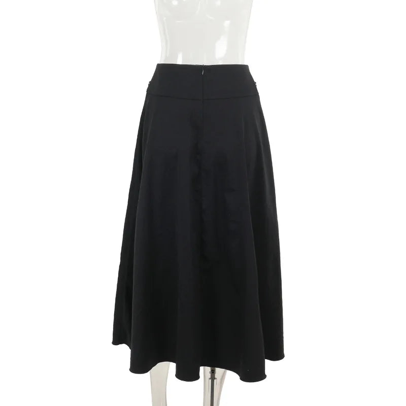 Wholesale New American Retro Irregular Skirt Hot Girl Sexy Punk Black Clothing Dark Style Women Summer Autumn Fashion Streetwear