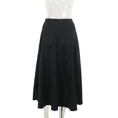 Wholesale New American Retro Irregular Skirt Hot Girl Sexy Punk Black Clothing Dark Style Women Summer Autumn Fashion Streetwear