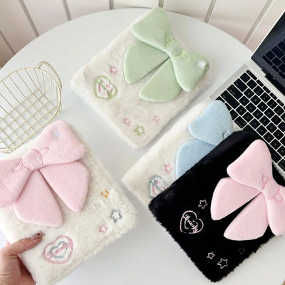 Kawaii A6 Bow Kpop Photocard Binder Collect Book Idol Plush Photo Card Holder Photocards Album