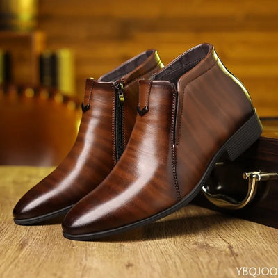 New spring Men Elegant minimalist comfortable Dress Shoes Men Formal Retro Fashionable versatile Pointed Toe Business Shoes