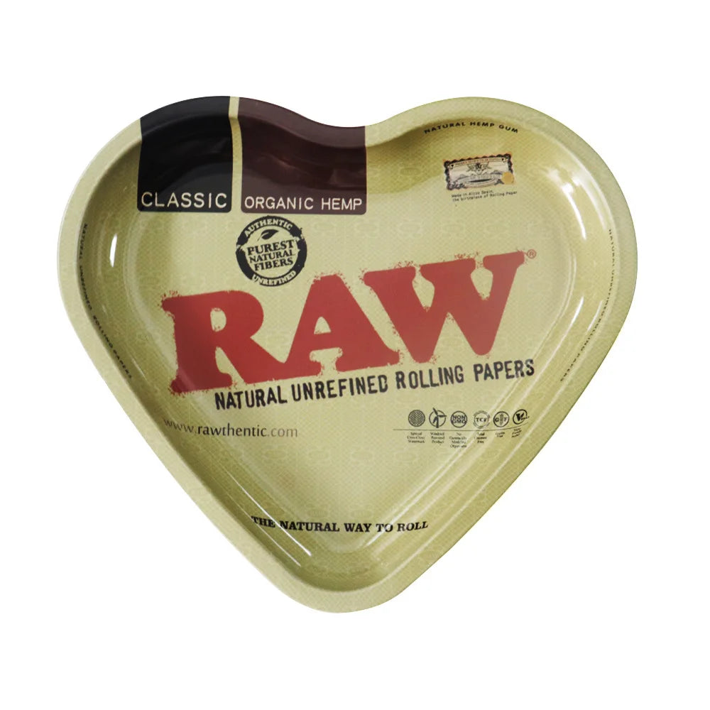 16.5x18CM Love-Shaped Cigarette Tray Tobacco Metal Rolling Tray Plate 60MM Plastics Herb Grinder 2 layer Cigarette Spice Crusher
