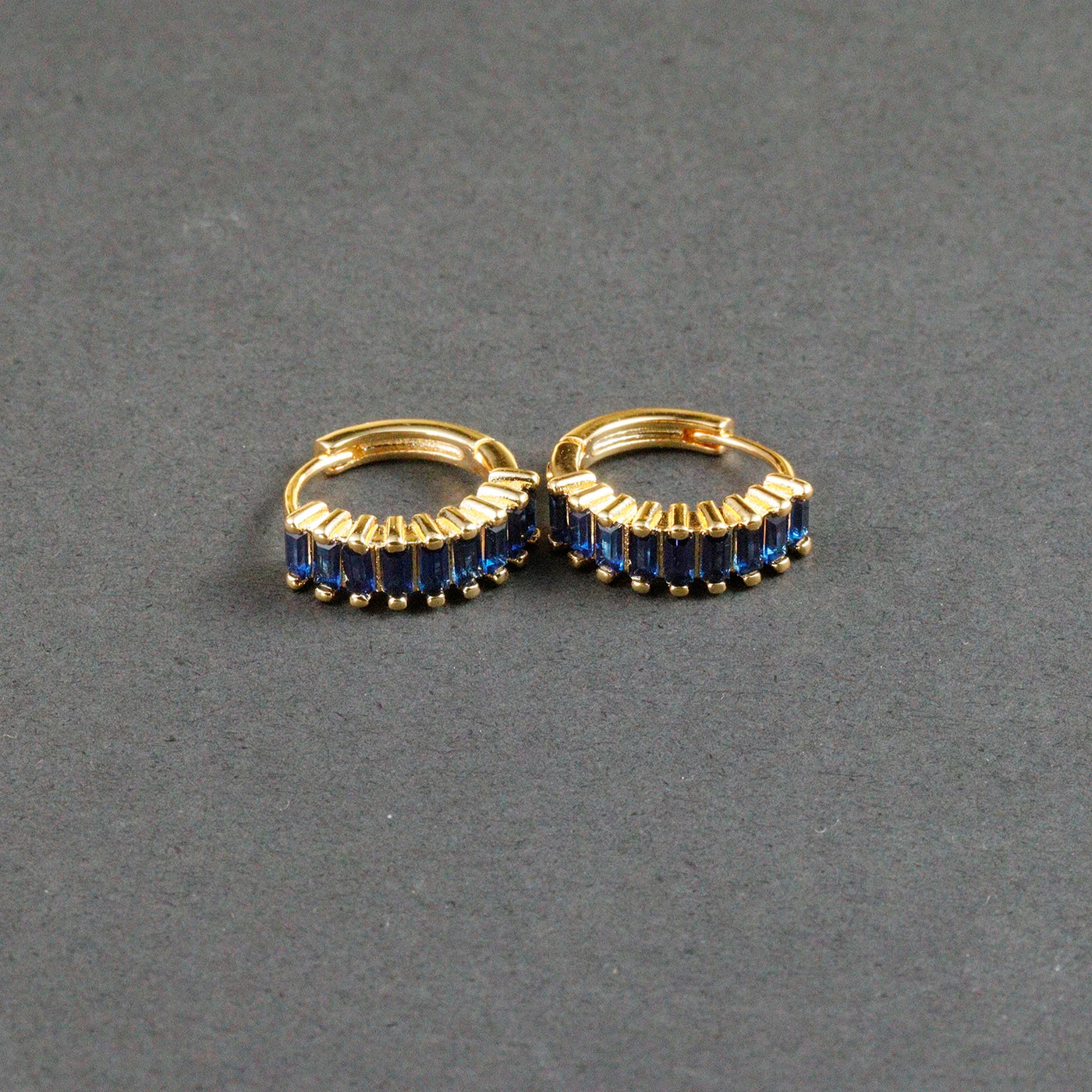 Fashion Multicolor Zircon Crystal Small Hoop Earrings Women Stainless Steel Flower Square Cartilage Earring Piercing Jewelry