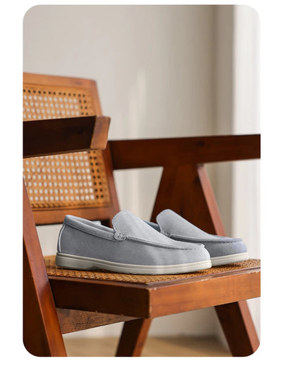 Men's Casual Shoes Cow Suede Genuine Leather Men Classic British Style Loafers Moccasins Mens Light Comfortable Driving Flats