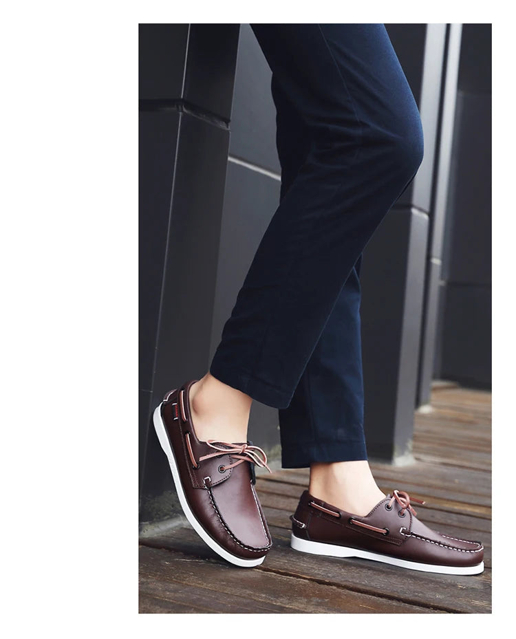 2025 New  Loafers Men  Sneakers Driving Shoes Casual Men Shoes  Footwear Docksides Classic Boat Shoes