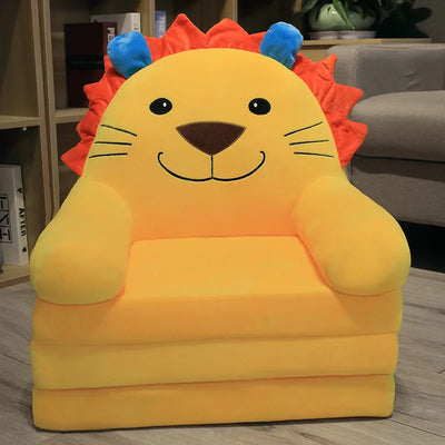 Children Sofa Cute Cartoon Lazy Folding Small Sofa Bed Girl Princess Baby Toddler Dual-purpose Small Child Seat