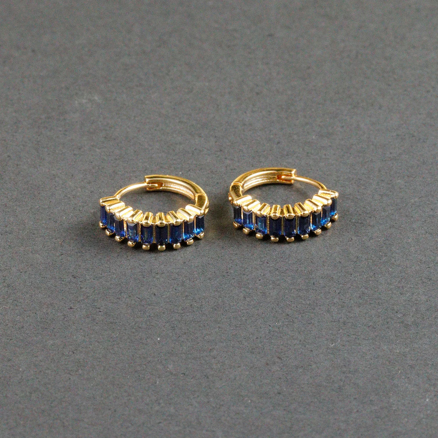 Fashion Multicolor Zircon Crystal Small Hoop Earrings Women Stainless Steel Flower Square Cartilage Earring Piercing Jewelry