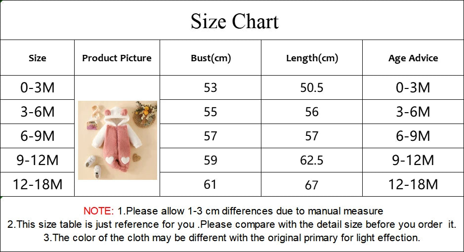 Prowow Cartoon Fox Baby Winter Clothes Romper Jumpsuit For Newborns Zipper Cute Ears Hooded Thicken Infant Overalls For Children