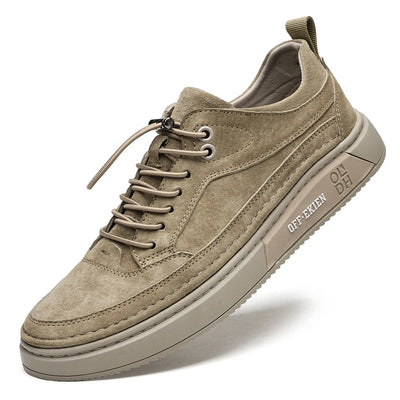 Italian Genuine Leather Casual Shoes White Oxford shoes Mens Sneakers Outdoor Walking Shoes Men's Business casual leather shoes