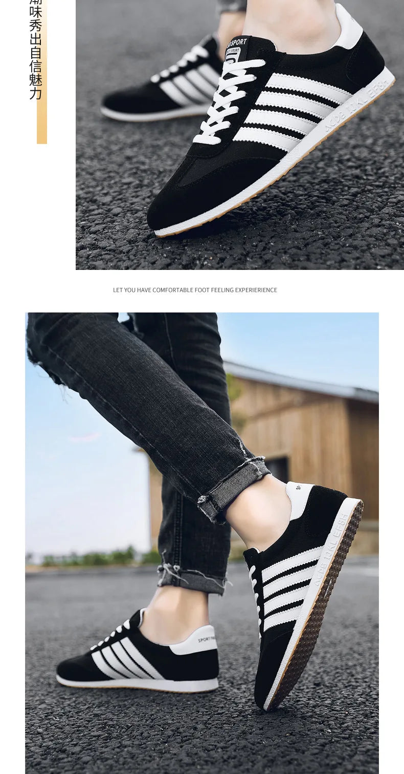 Men Mesh Casual Sports Shoes Spring and Autumn New Fashion Casual Forrest Gump Versatile Lace Up Student Running Shoes