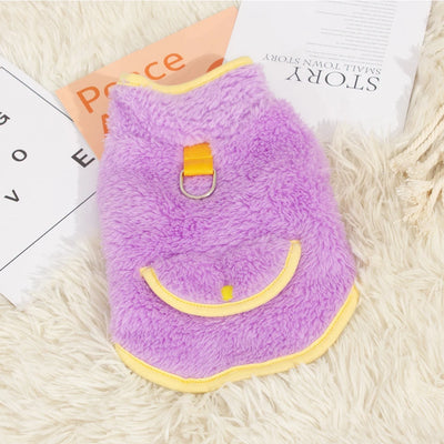 Winter Dog Jacket Warm Plush Dog Cat Vest Clothes for Puppy Kitten Sweater Chihuahua Yorkies Clothing Small Medium Dogs Pet Coat