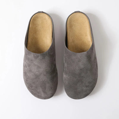 Flats Mules Shoes Women Suede Slingback Slippers Fashion Sandals New Outdoor Beach Dress Slides Casual Cozy Female Zapatillas