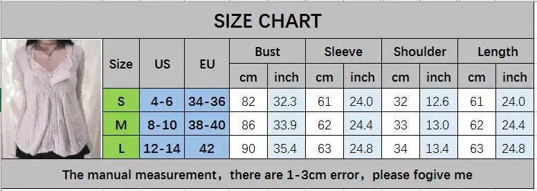 00s Aesthetic Kawaii Knitwear T-shirt Women Clothes Coquette Grunge Y2K 00s Vintage Sweater Single Breasted Long Sleeve Cardigan