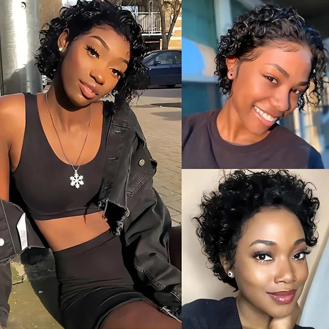 5x5 High Density 13x6 Lace Front Wigs Curly Wave Short Bob 13x4 HD Lace Frontal Human Hair 4x4 Closure Wig Brazilian For Women