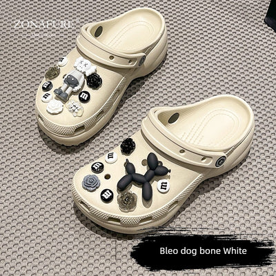 [Shoes Not Included] Hole Shoes Accessories Shoe Ornament Shoe Buckle Decorative Dopamine Y2g Accessory Baroque Suit