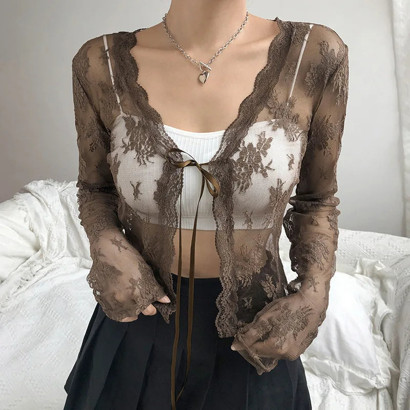 See Through Cardigan
