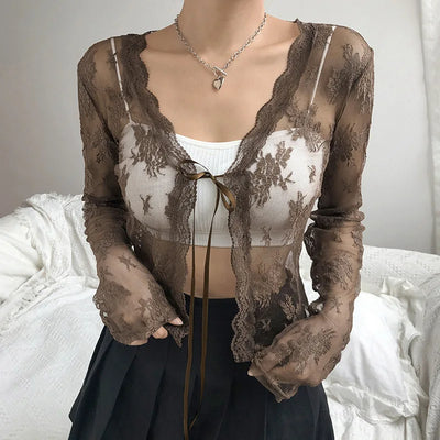 See Through Cardigan